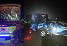 চেকপোস্টে দাঁড়িয়ে থাকা ট্রাকে বাসের ধাক্কা, নিহত ২
